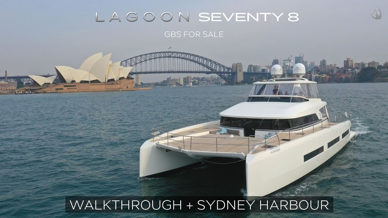 LAGOON SEVENTY 8 | GBS for sale | Walkthrough + Sydney Harbour