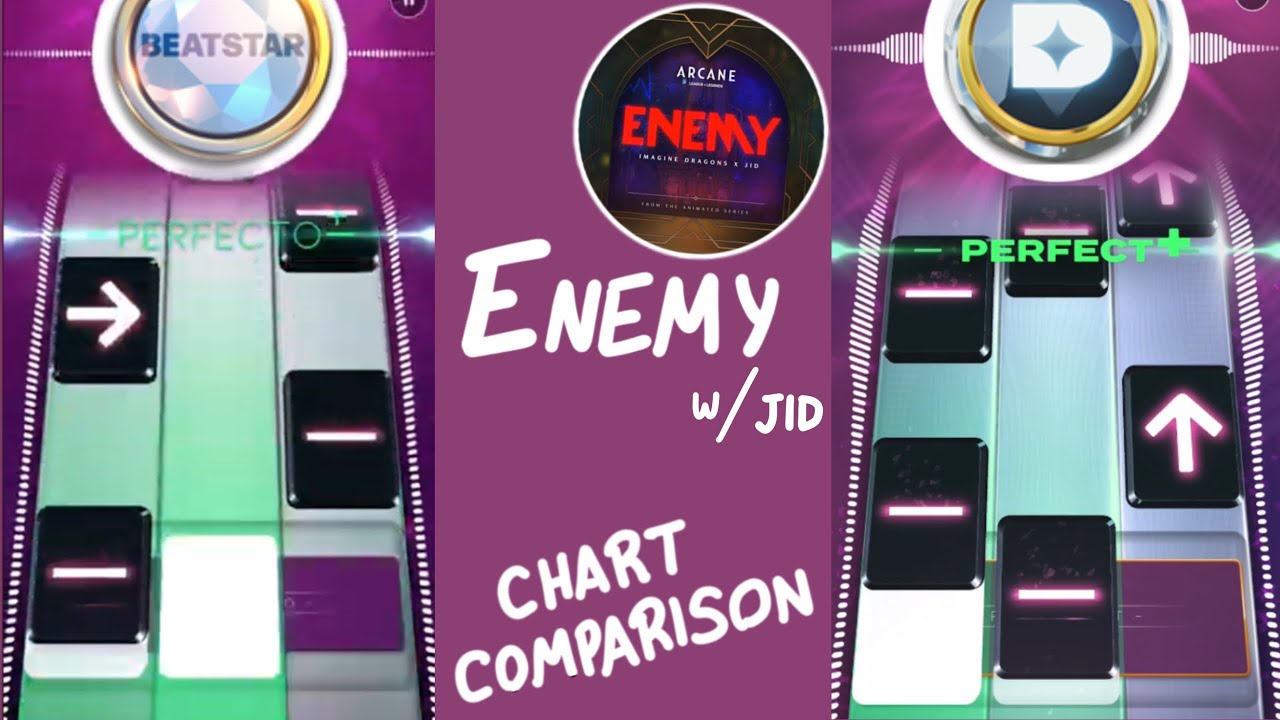 [Beatstar] Enemy (with JID) - Imagine Dragons // Chart Comparison (Standard vs Deluxe)