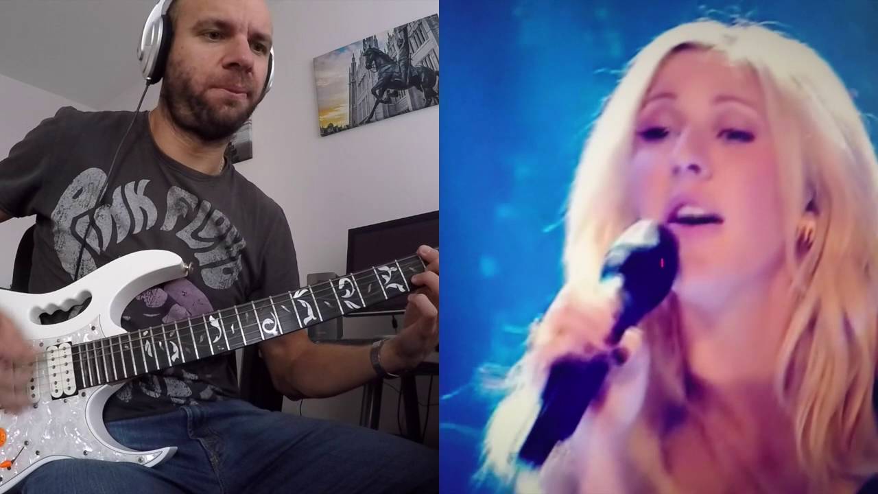 Ellie Goulding SHREDS !! Burn - heavy metal version