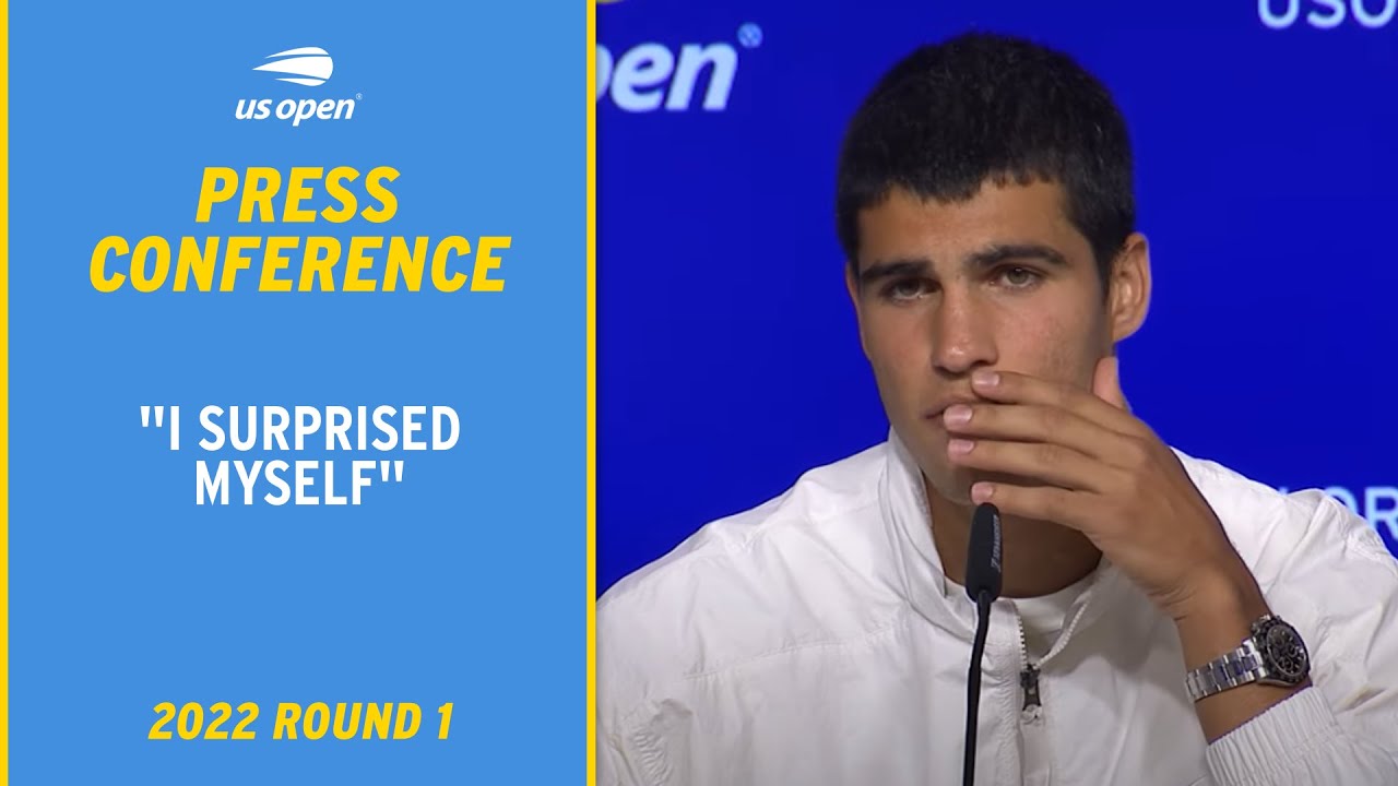 Carlos Alcaraz Press Conference | 2022 US Open Round 1