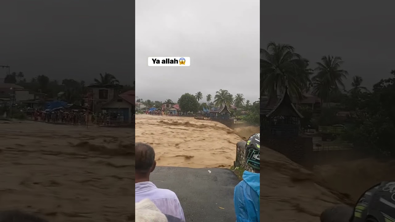 KONDISI AIR SUNGAI DI ACEH WAKTU BANJIR BANDANG MELANDA🥹🥀‼️