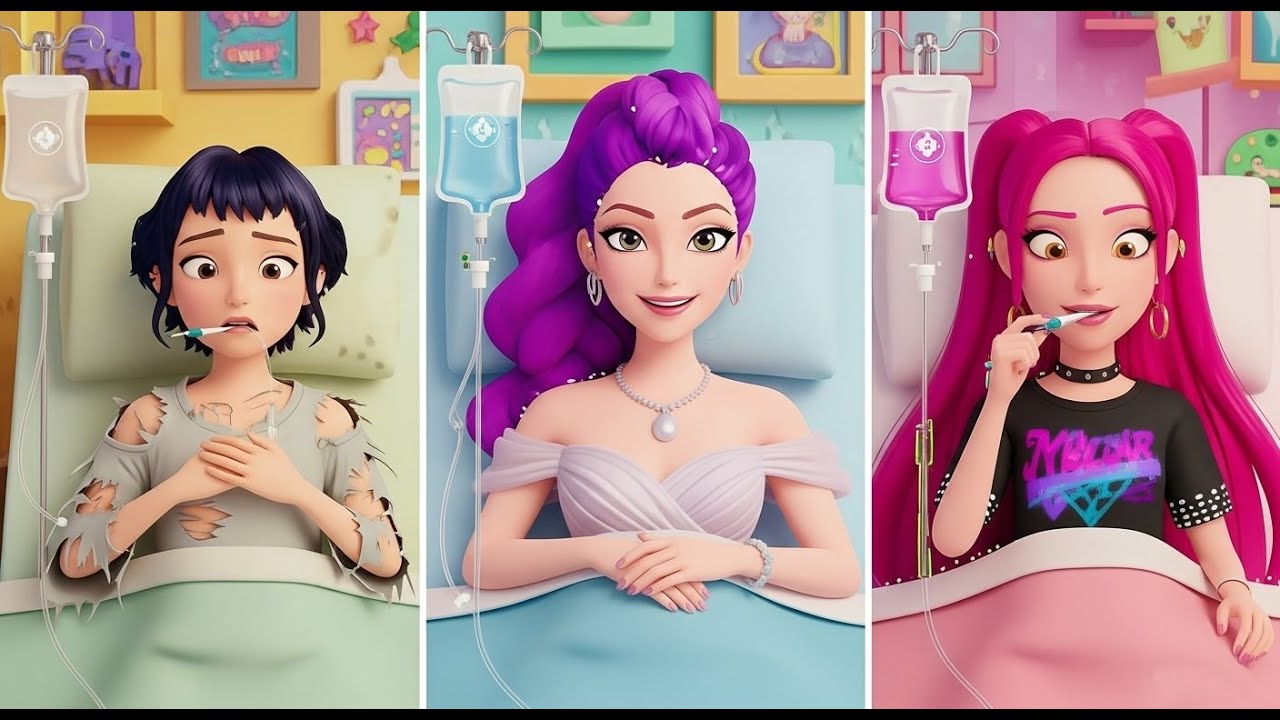 Kpop Demon Hunters: Huntri/x Rumi, Mira, Zoey Got Trouble In Hospital | Official Music Video