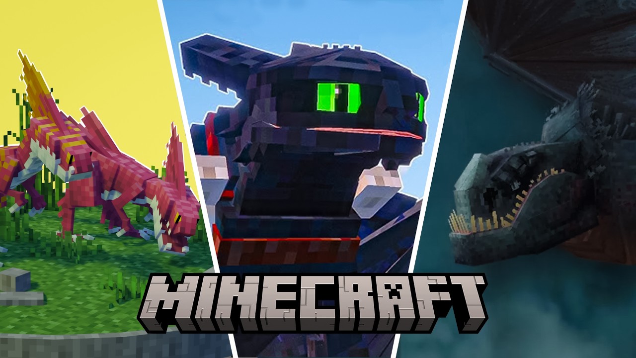 Top 3 HTTYD Mods That ACTUALLY Work in Minecraft 2026!