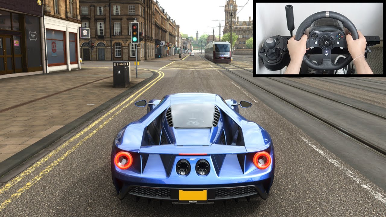 Forza Horizon 4 Ford GT (Steering Wheel + Paddle Shifter) Gameplay