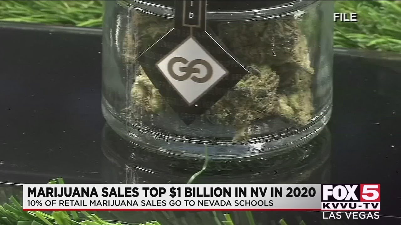 Nevada cannabis sales top $1B sales, $159M for schools over 12 months