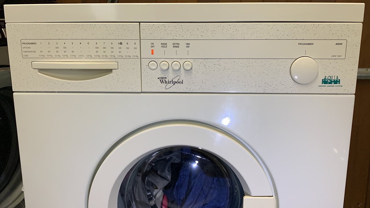 Whirlpool Aqualine AWM1860 - Cottons 40°