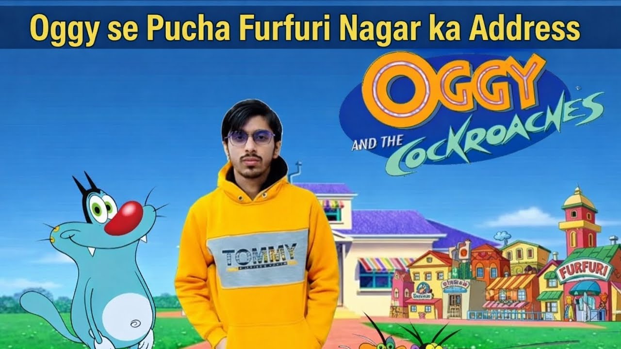 Oggy Se Pucha Furfuri Nagar Ka Address | Oggy and Crockroach House Vlog 🏠 