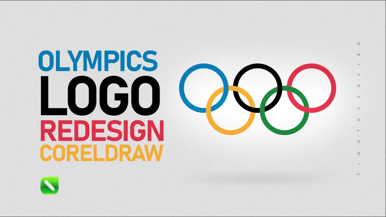 CREATE THE OLYMPICS LOGO WITH COREL DRAW - Timothy Xavier