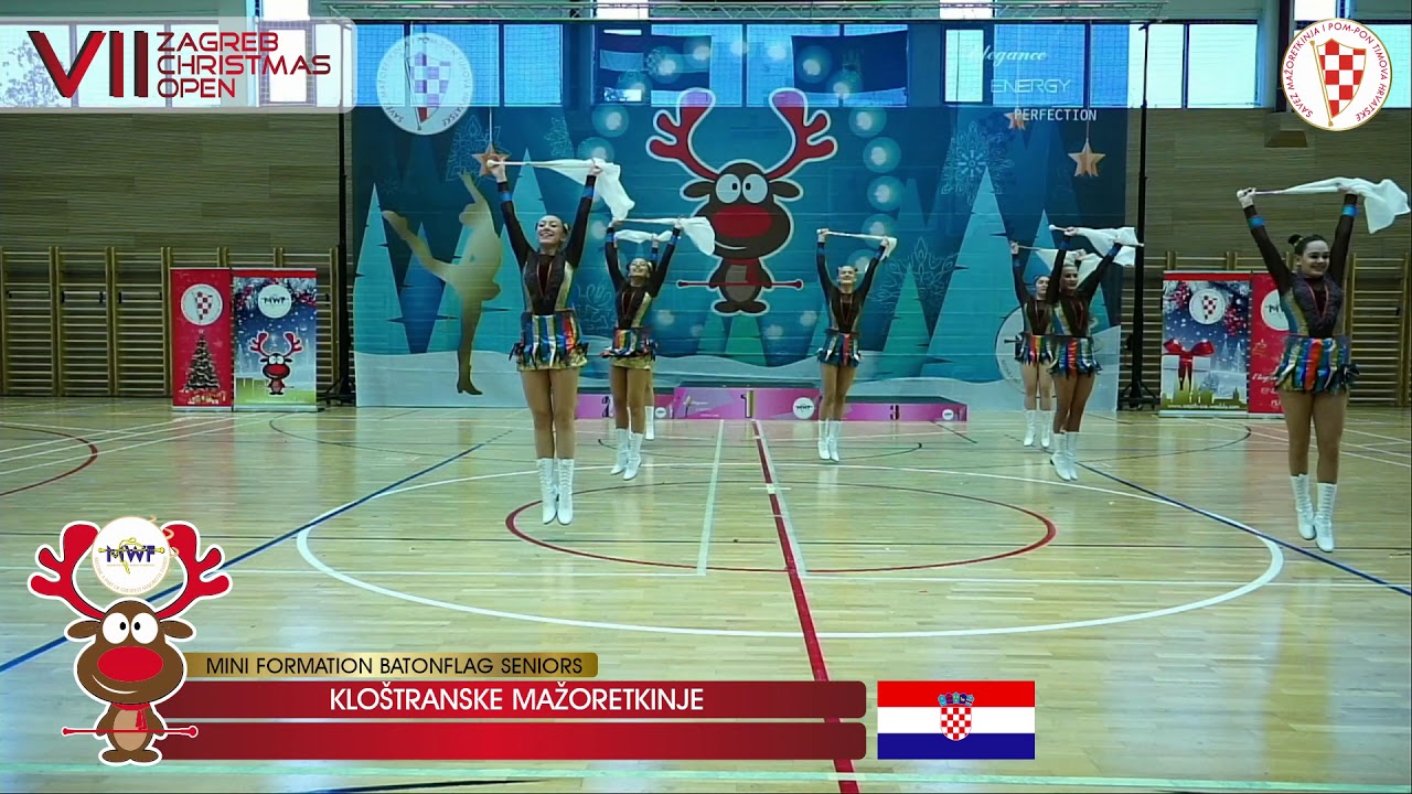 2019. VII. ZCO: MINI FORMATION BATONFLAG SENIORS, KLOŠTRANSKE MAŽORETKINJE, CROATIA
