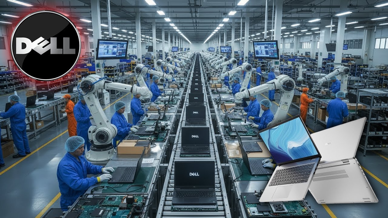 Dell Laptop Manufacturing Process 💻 Inside The High Tech Factory &ndash; Mass Production Line