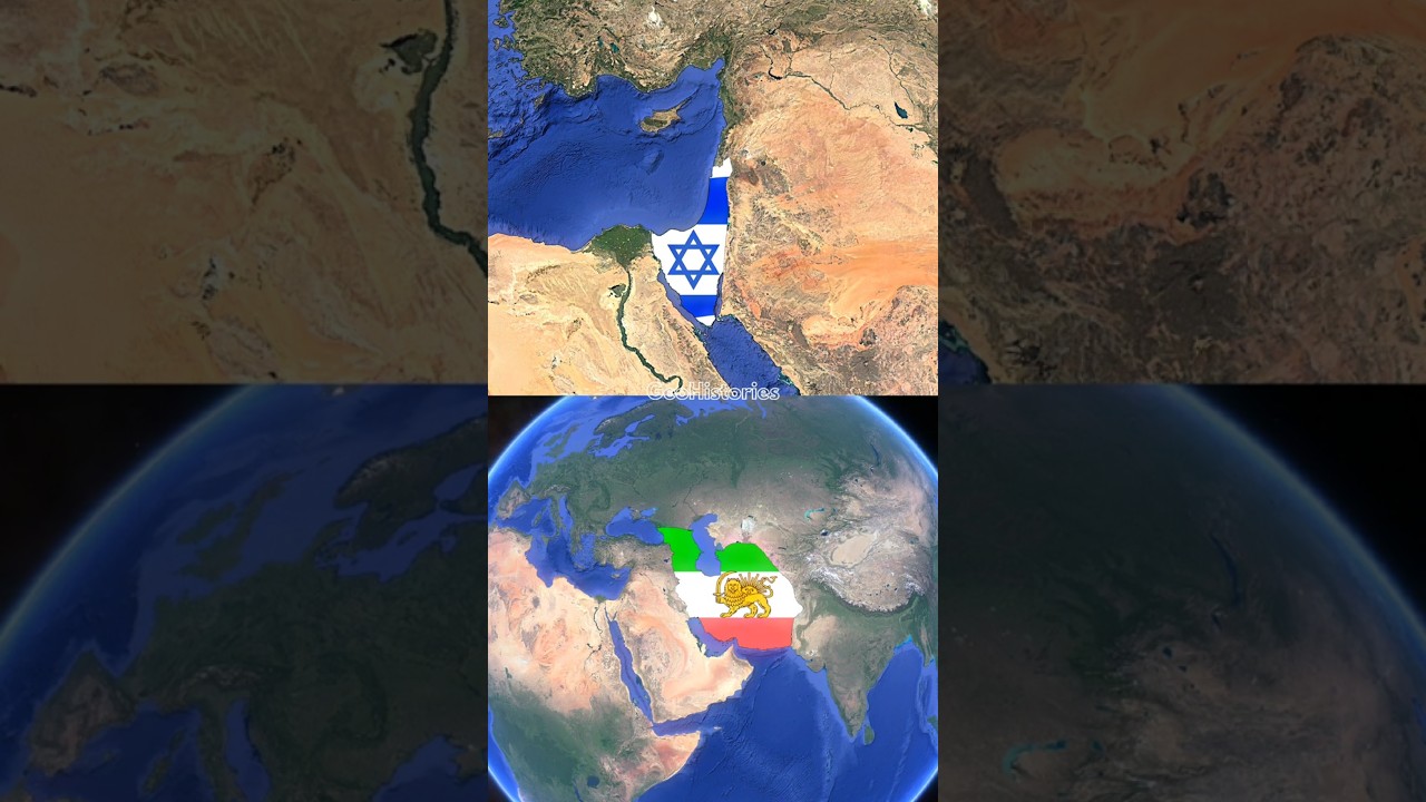 Evolution of Israel, Iran & Palestine #maps #history #historymap