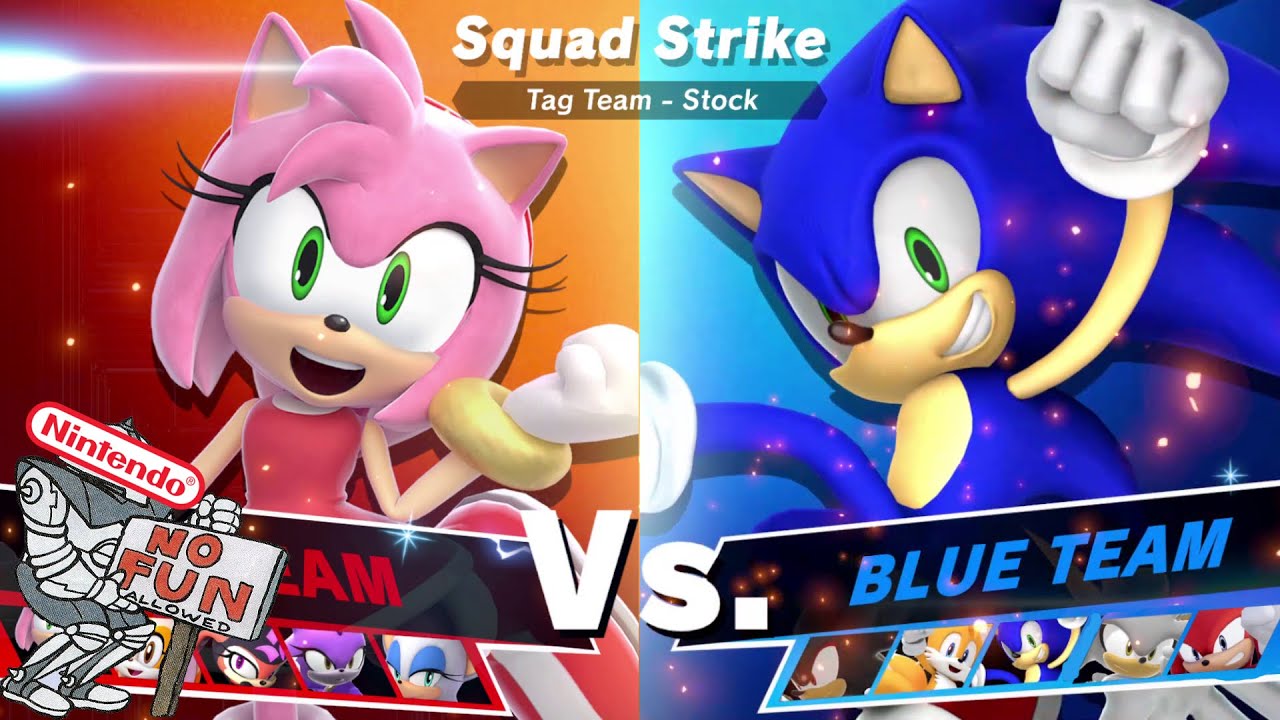 Team Sonic Girls vs Team Sonic Boys Squad Strike Quickie [Blocked-Rematch]