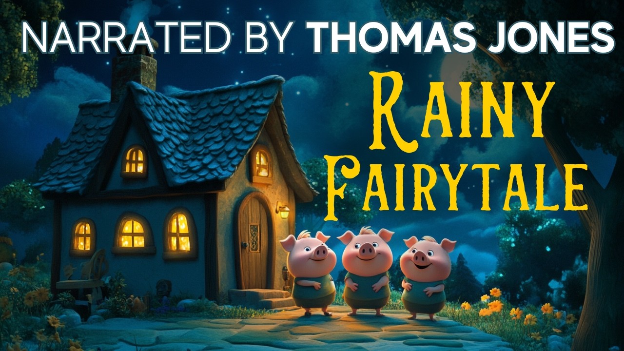 The Coziest RAINY Fairytale: A Sleepy Tale of the Three Little Pigs 😴