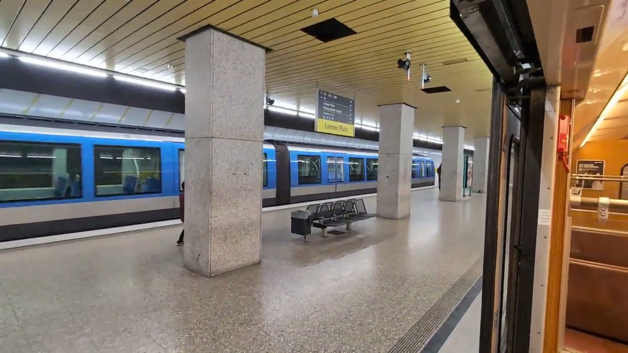 U-Bahnfahrt München in Echtzeit, U5 (Typ B)