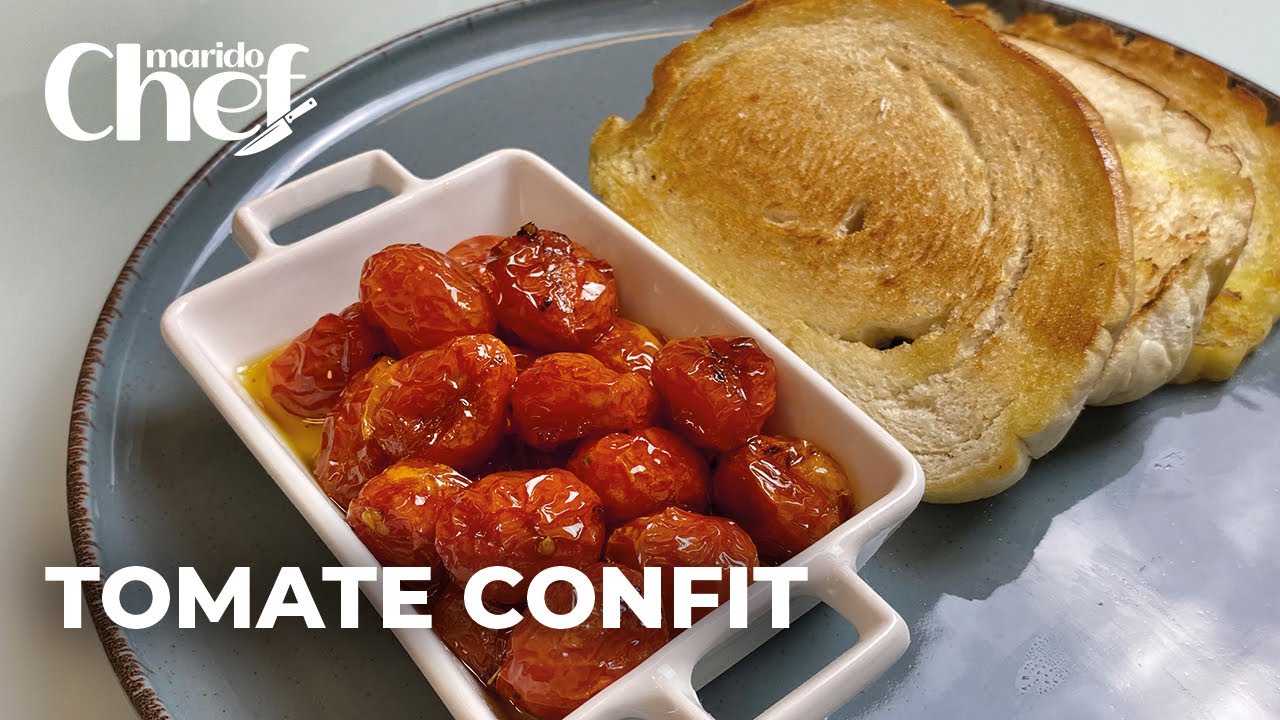RECEITA INCR&Iacute;VEL com tomate cereja! | TOMATE CONFIT
