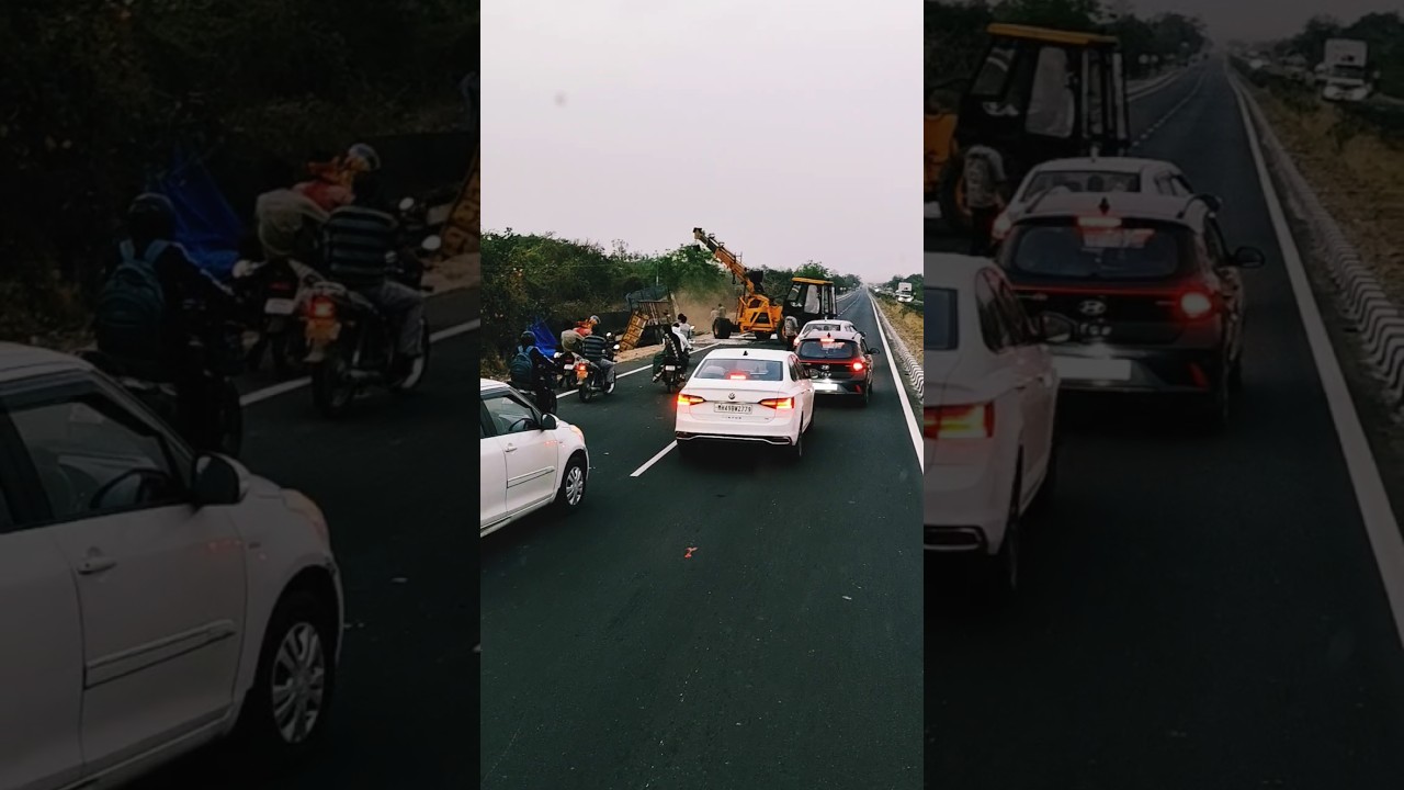 Raste Me Truck Ka Accident 😢 Truck Driver Life Reality | #minivlog #shortvideo #trendingshorts