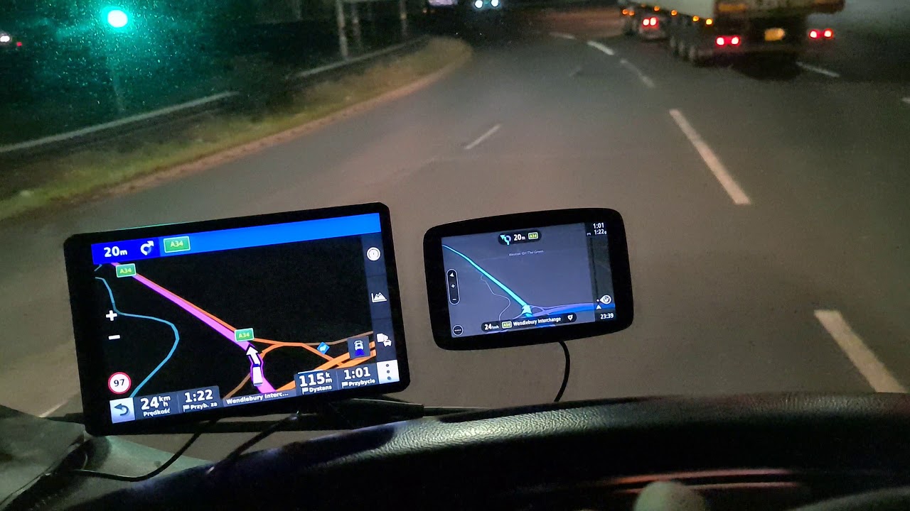 Garmin  Lgv 1000 vs TomTom 6250