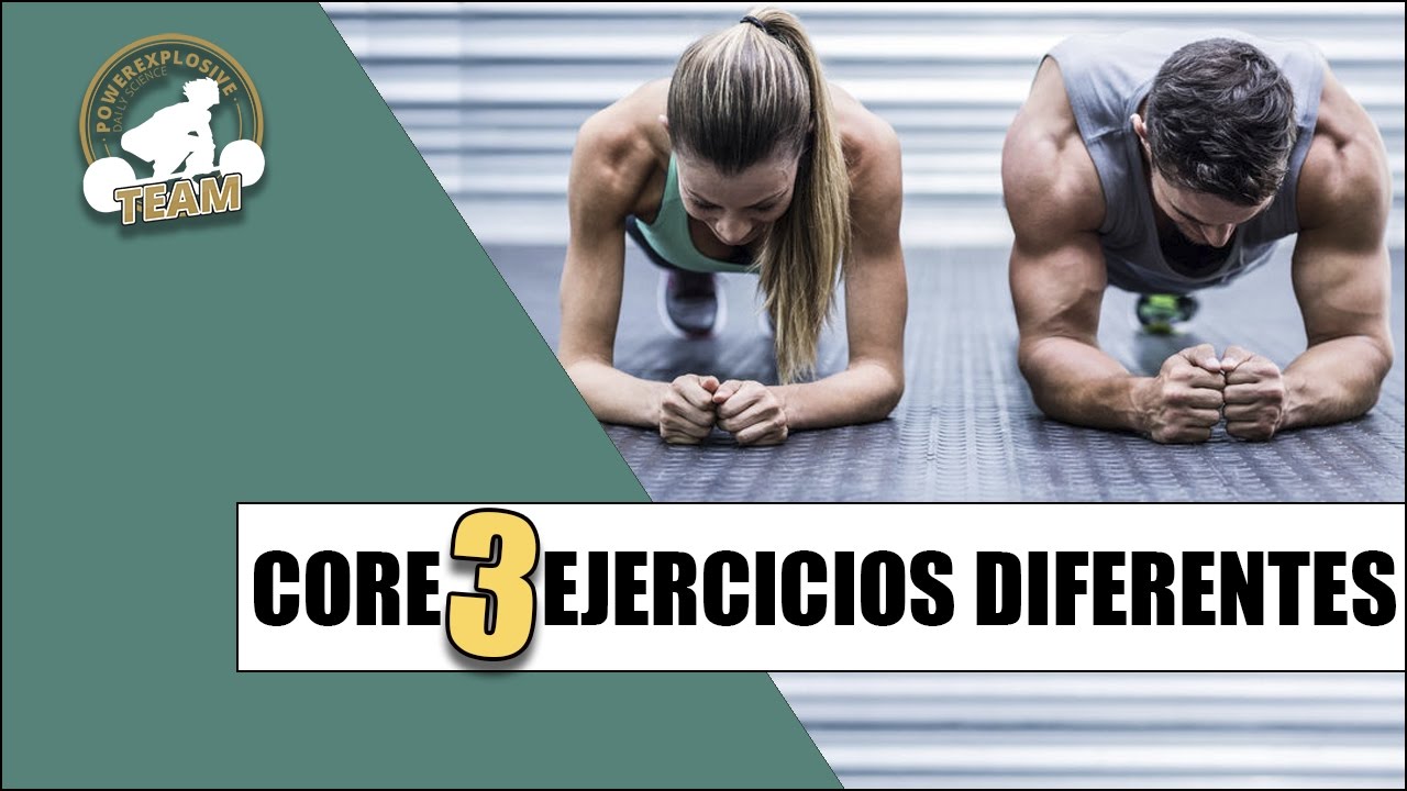 3 EJERCICIOS DIFERENTES PARA FORTALECER EL CORE