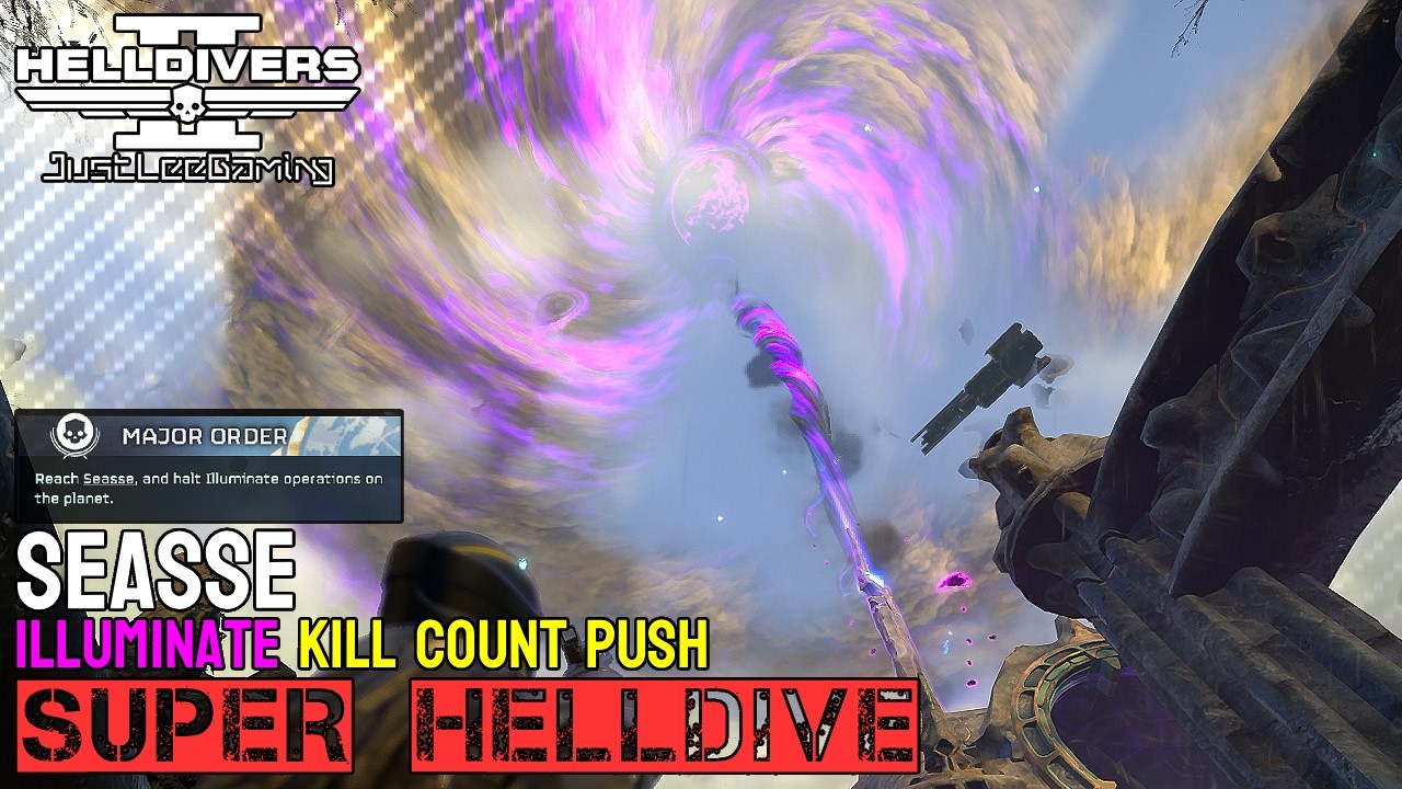 HELLDIVERS 2: SEASSE – Illuminate Kill Count Push | Super Helldive | JustLeeGaming
