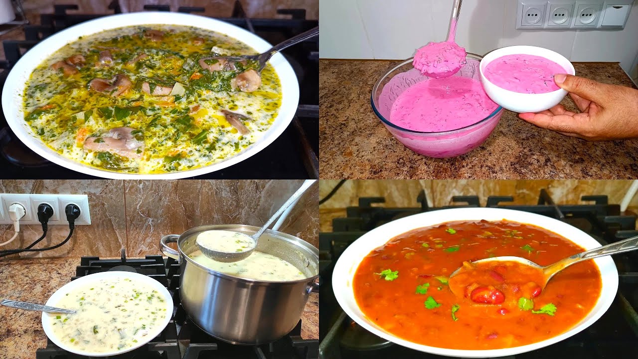 4 ВКУСНЕЙШИХ СУПА  БЕЗ МЯСА! Быстрые и Простые Рецепты Супов!