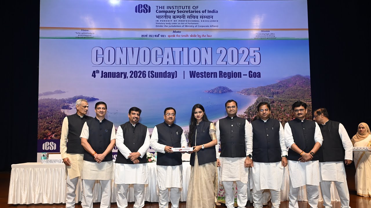🎓CS Convocation 2025| Western Region | Goa-VLOG🎊❤️✨