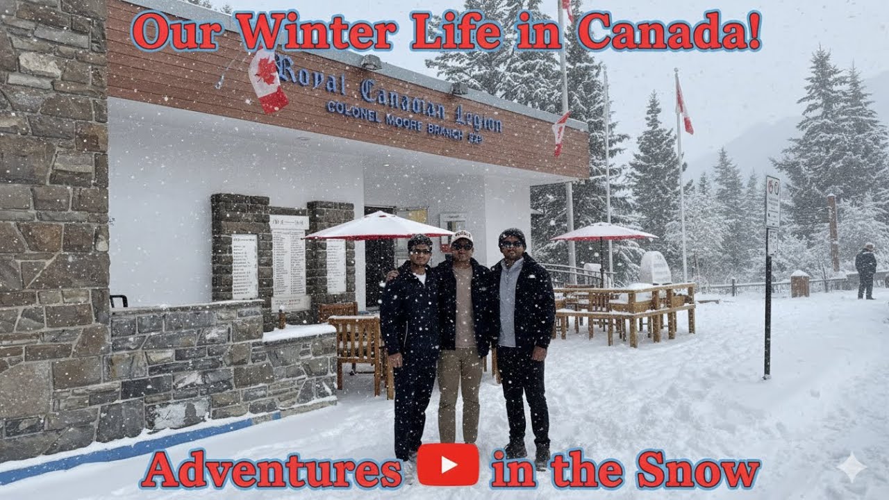 Winter is not easy in canada 