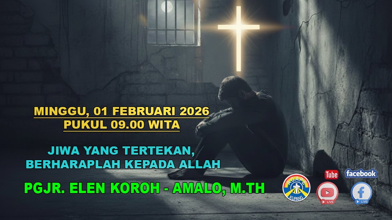 [LIVE][01/02/26]PGJR. ELEN KOROH - AMALO, M.TH: JIWA YANG TERTEKAN, BERHARAPLAH KEPADA ALLAH