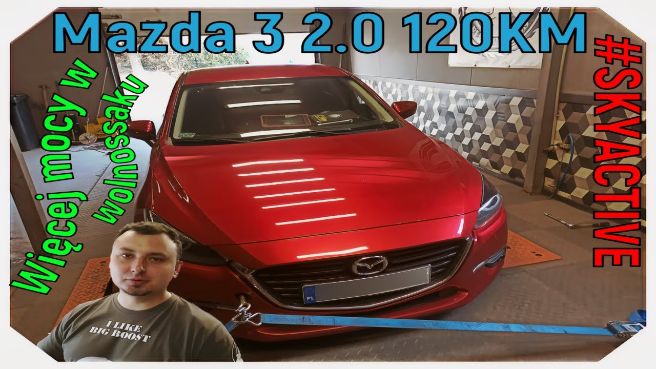 #Chiptuning Mazda 3 2.0 skyactive 120KM stage1 // więcej mocy w silniku wolnossącym?!