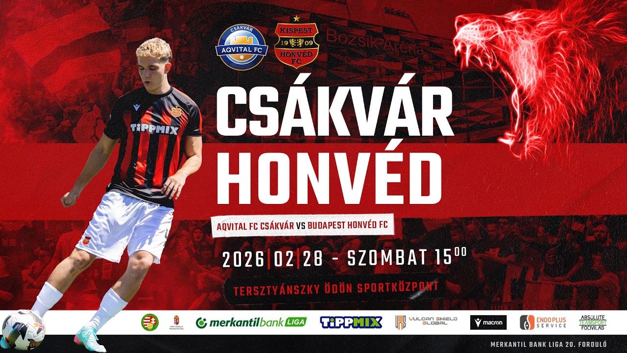 Aqvital FC Csákvár - Budapest Honvéd FC, Merkantil Bank Liga, 20. forduló