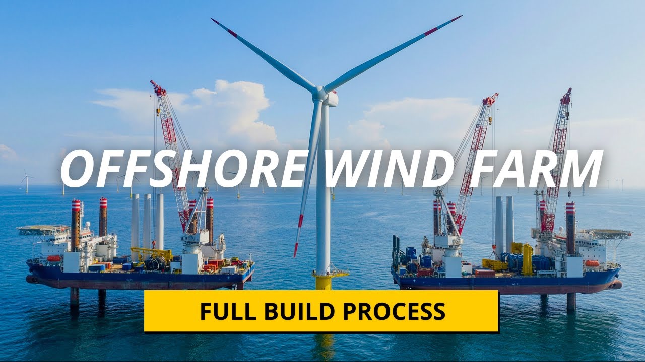 Inside a Giant Offshore WIND FARM Build &mdash; From Module Fabrication to Offshore Installation