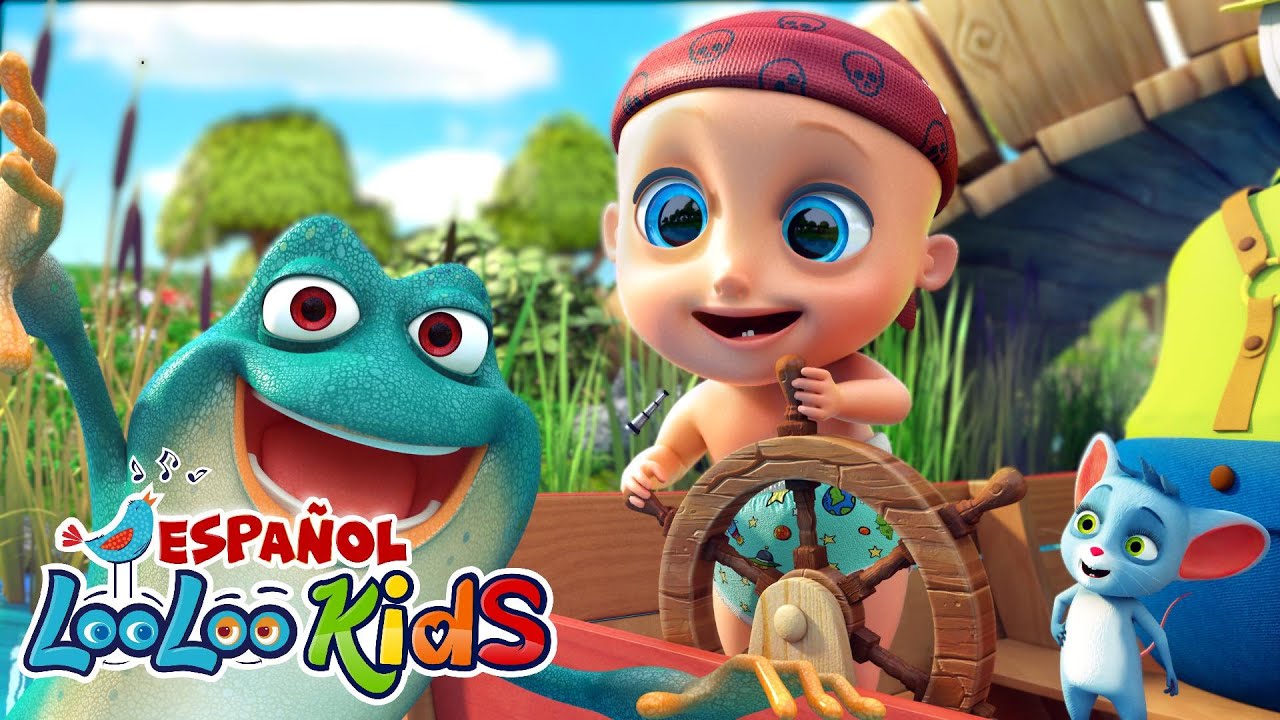 Cinco Ranitas - M&uacute;sica Para Ni&ntilde;os - Canciones para Beb&eacute;s - Aprender Espa&ntilde;ol Para Ni&ntilde;os