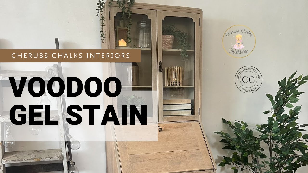 Au Naturel Secretary Desk Bureau Using Voodoo Gel Stain!