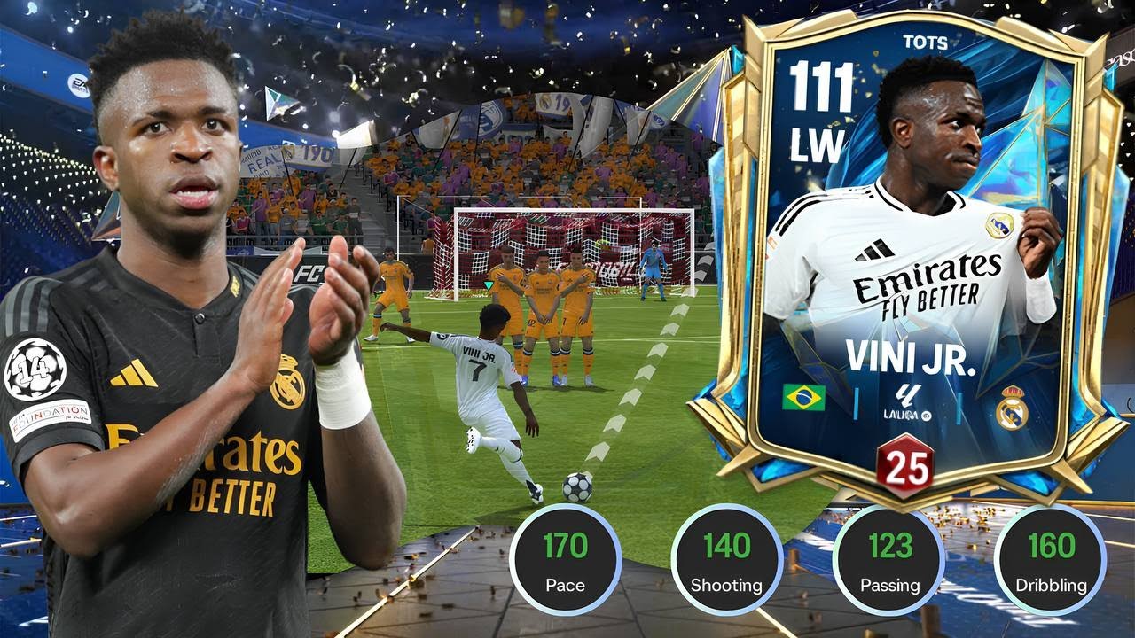 Review VINI JR 107 LW TOTS 25 Elite Player Fc Mobile