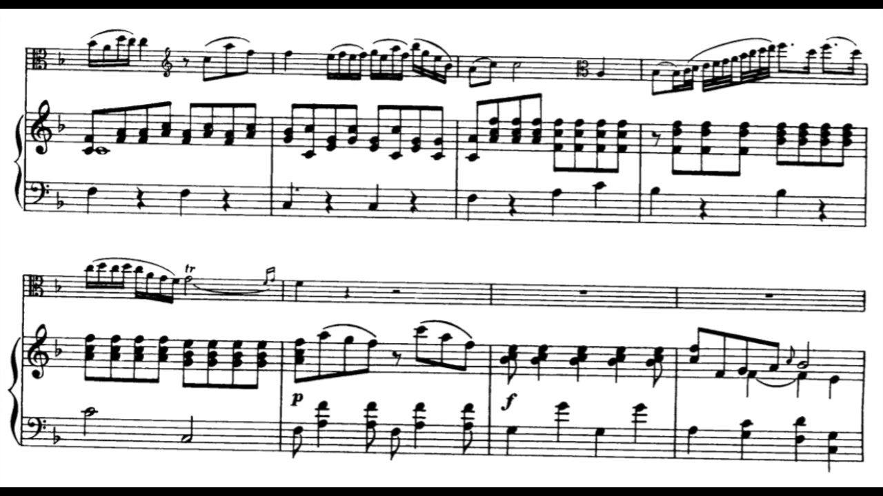 Hoffmeister - Viola Concerto, 2nd Mov. (piano accompaniment)