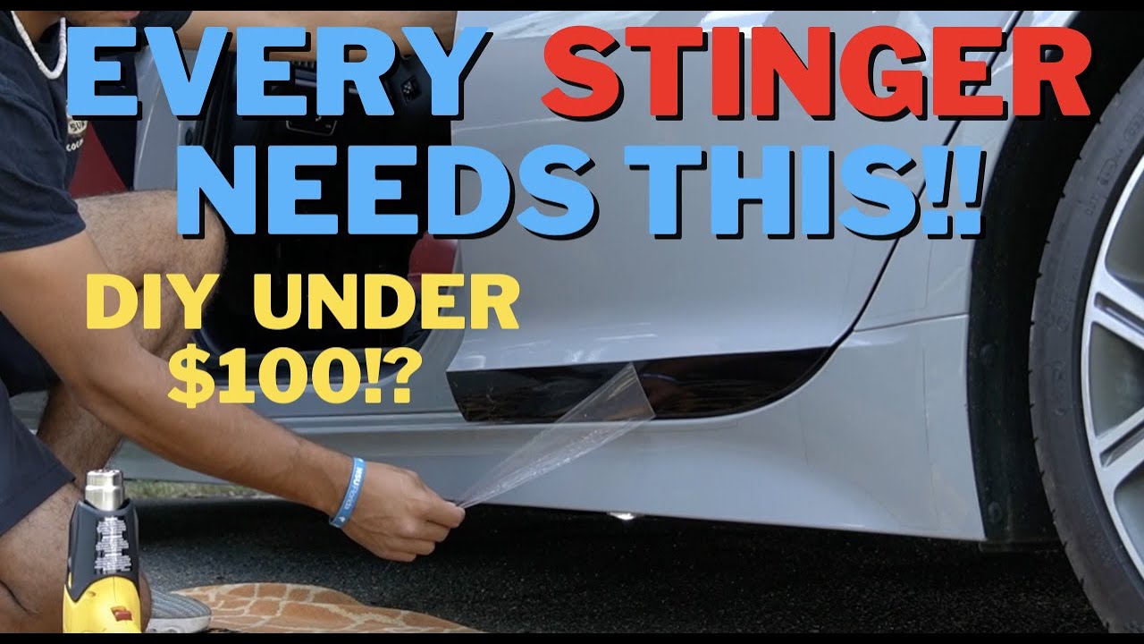 ЛУЧШИЕ внешние модификации Kia Stinger: руководство по оклейке крыши пленкой стоимостью до 100 до...