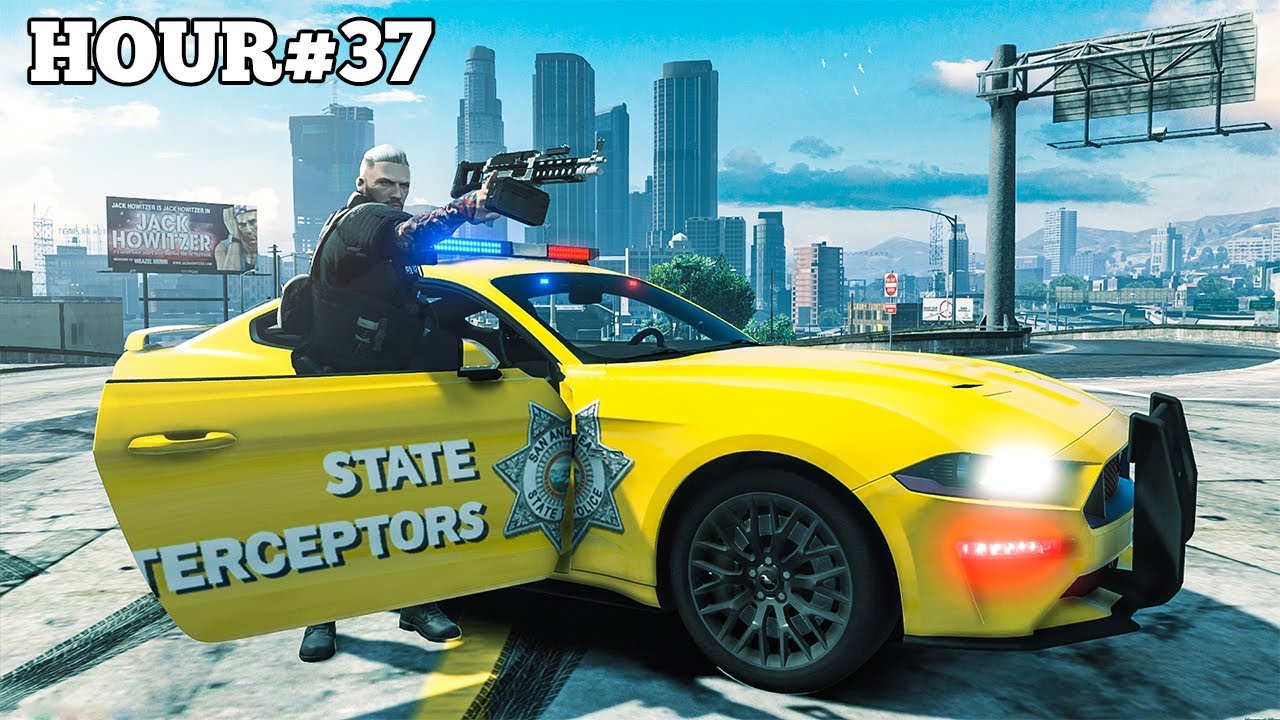Я провел 50 часов в роли копа в GTA 5 RP