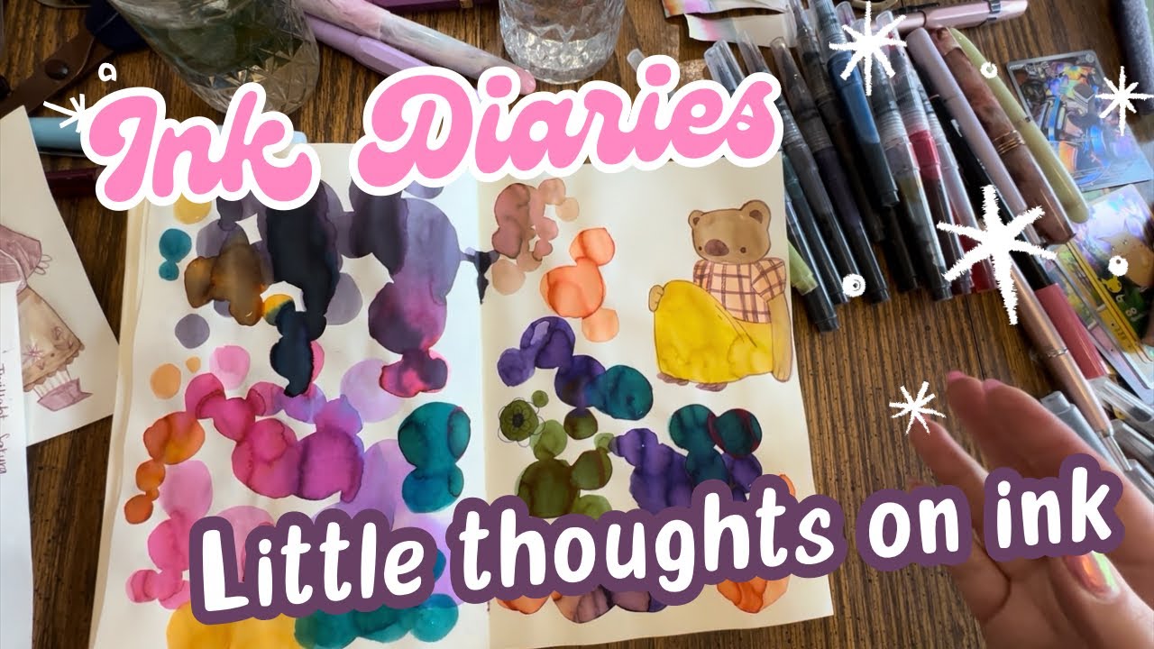 Ink Diaries Volume 2 | Chatty Watercolor Brush Update, Chromatography, New Pen Day Sailor Lecoule