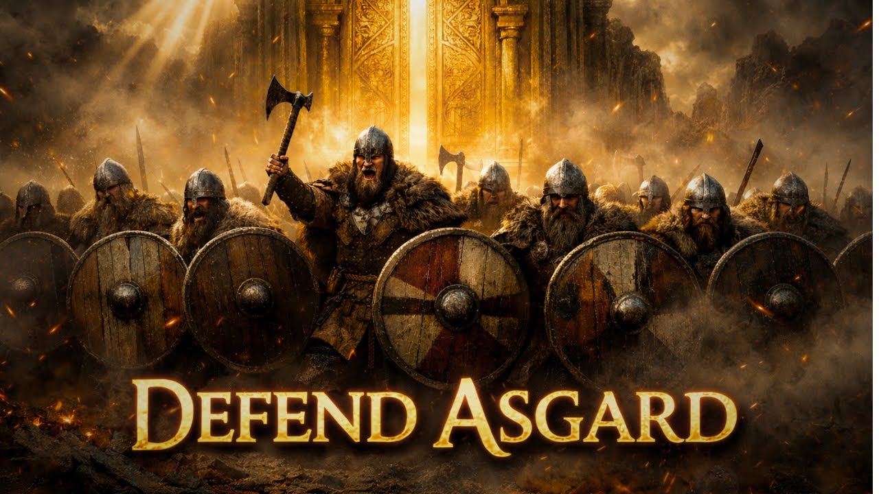 ASGARD’S DEFENDERS ⚔️ Epic Viking Battle Music | Powerful War Drums & Nordic Spirit