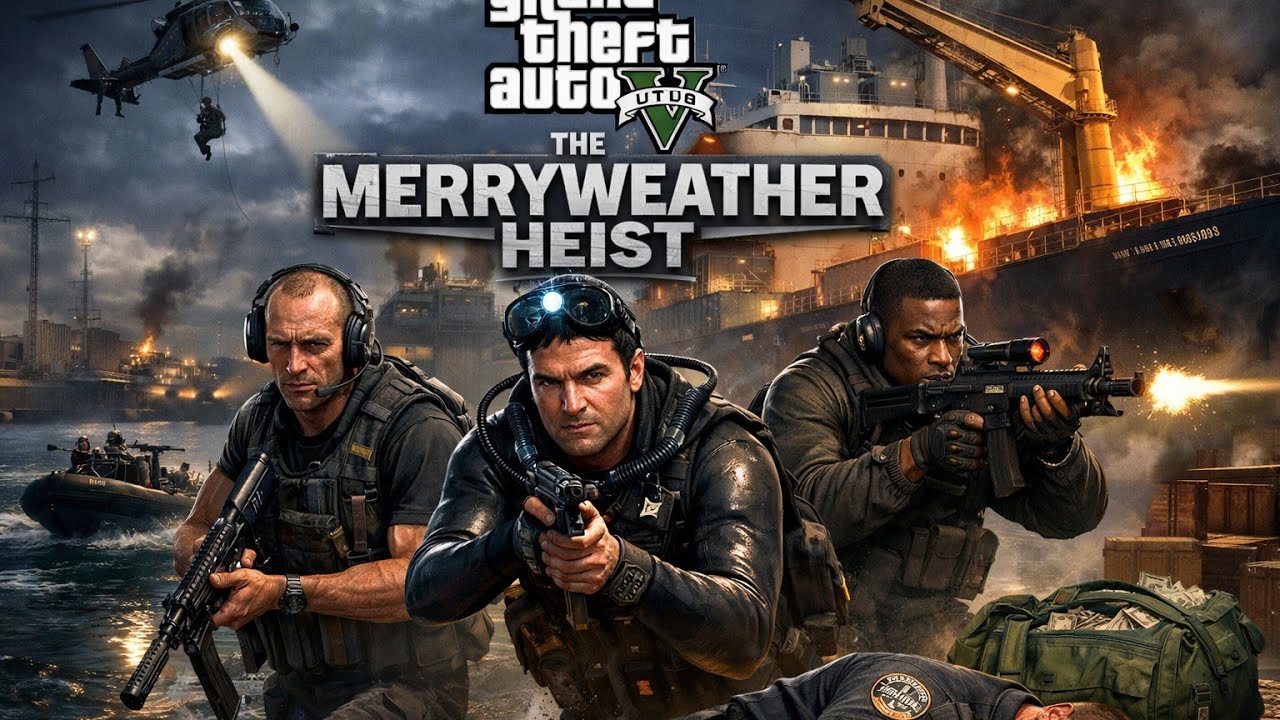 The Merryweather Heist part-1| GTA 5, #13 #gta #gtav #game