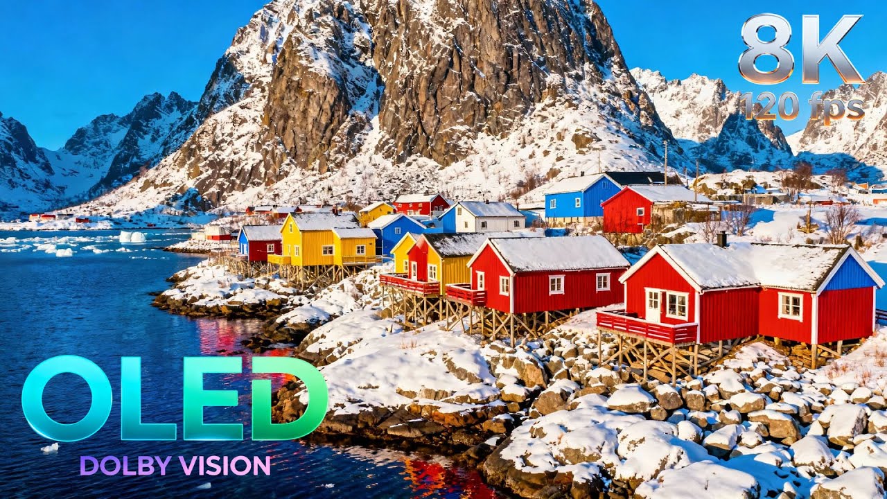Stunning Fishing Towns of Norway 🇳🇴 | 16K HDR 240fps Dolby Vision