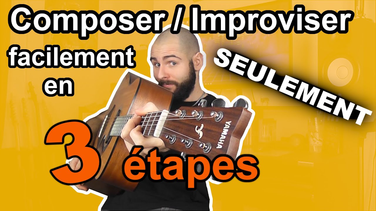 Tuto guitare DEBUTANT : méthode pour COMPOSER et IMPROVISER