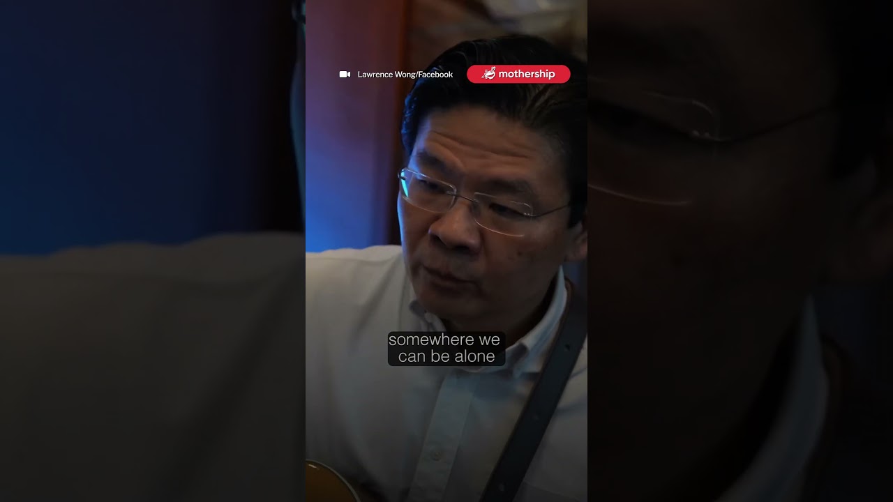 DPM Lawrence Wong plays Taylor Swift's 'Love Story' on guitar