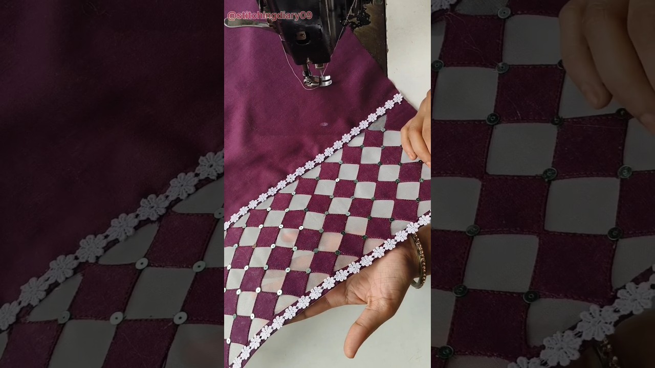 Make this Beautiful Trouser design with Easy sewing tips and tricks #ytshorts #ytviral #fashion #diy
