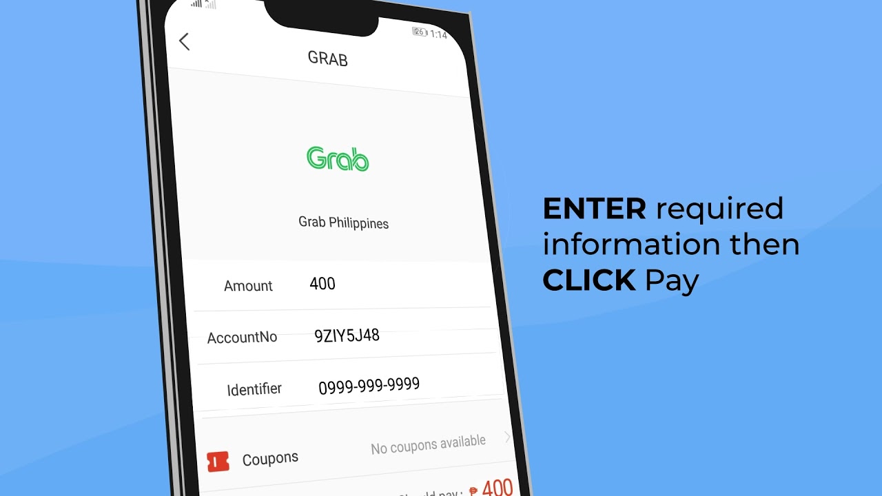 Top-up your GrabPay Wallet using your JuanCash App!