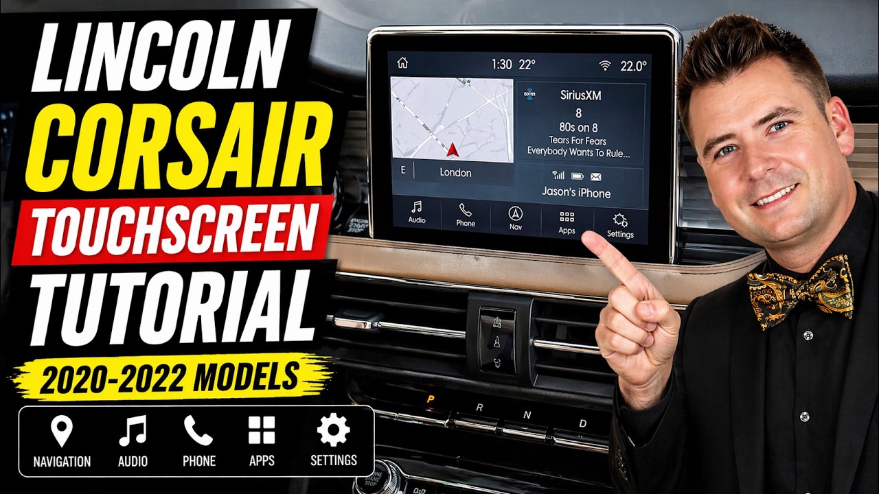 Lincoln Corsair Touchscreen Tutorial (2020–2022 Models)