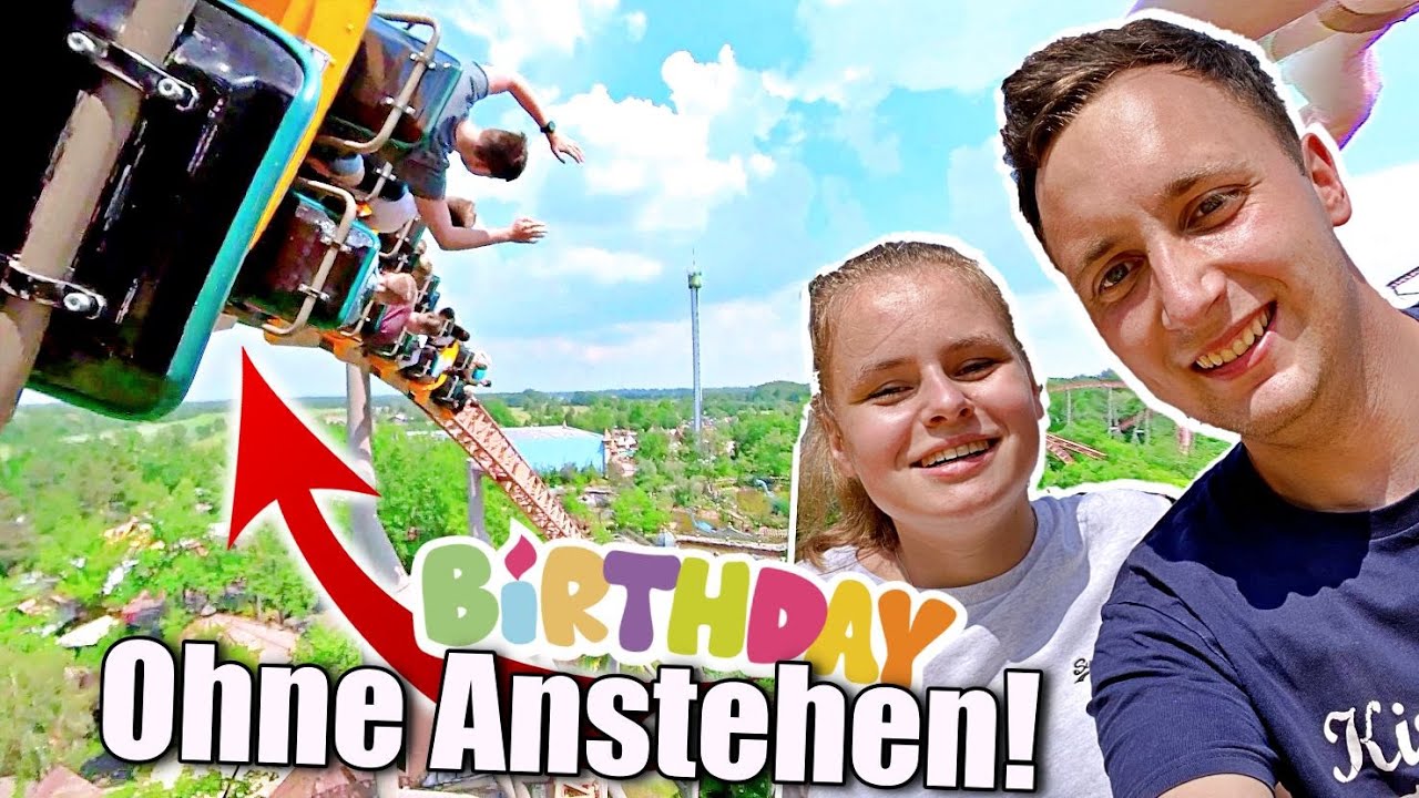 Mein Geburtstag im Holiday Park! 🎉 | Achterbahn fahren ohne zu warten! | Vlog #245