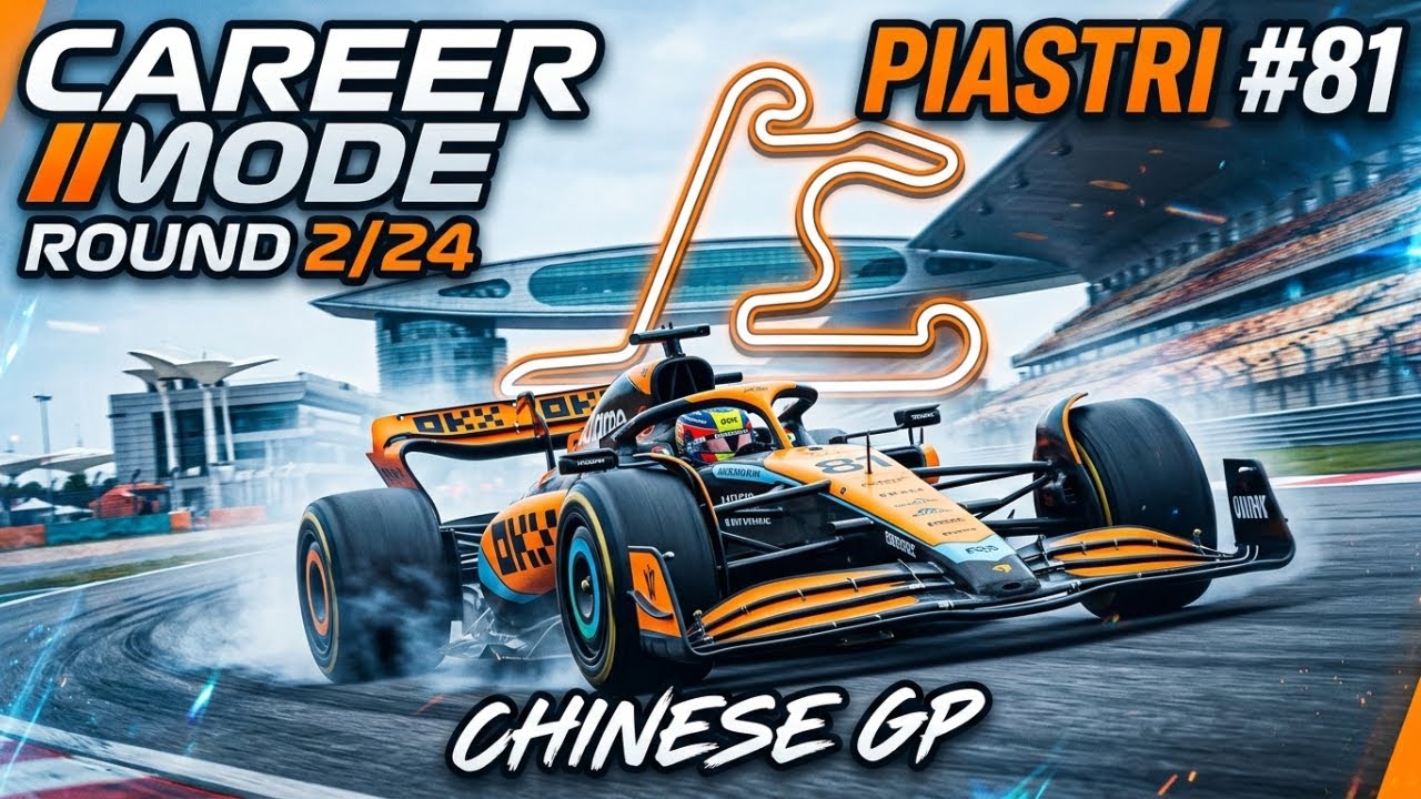 🔴 LIVE | F1 25 Career Mode | Oscar Piastri | Chinese GP Race (PART 2)