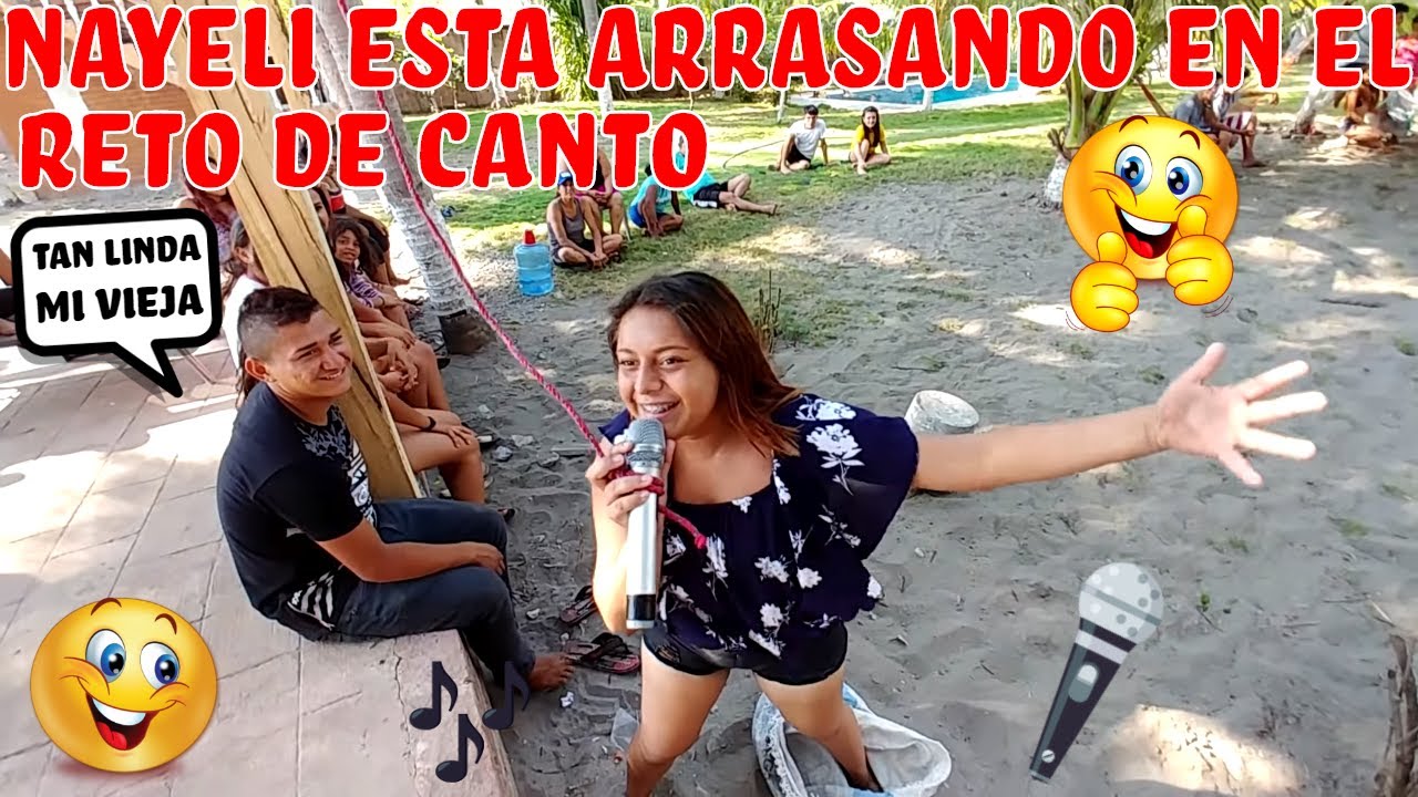 A continuación el reto del karaoke, si te la sabes cantela🎤 El pasatiempo de Nayeli la música. P 11