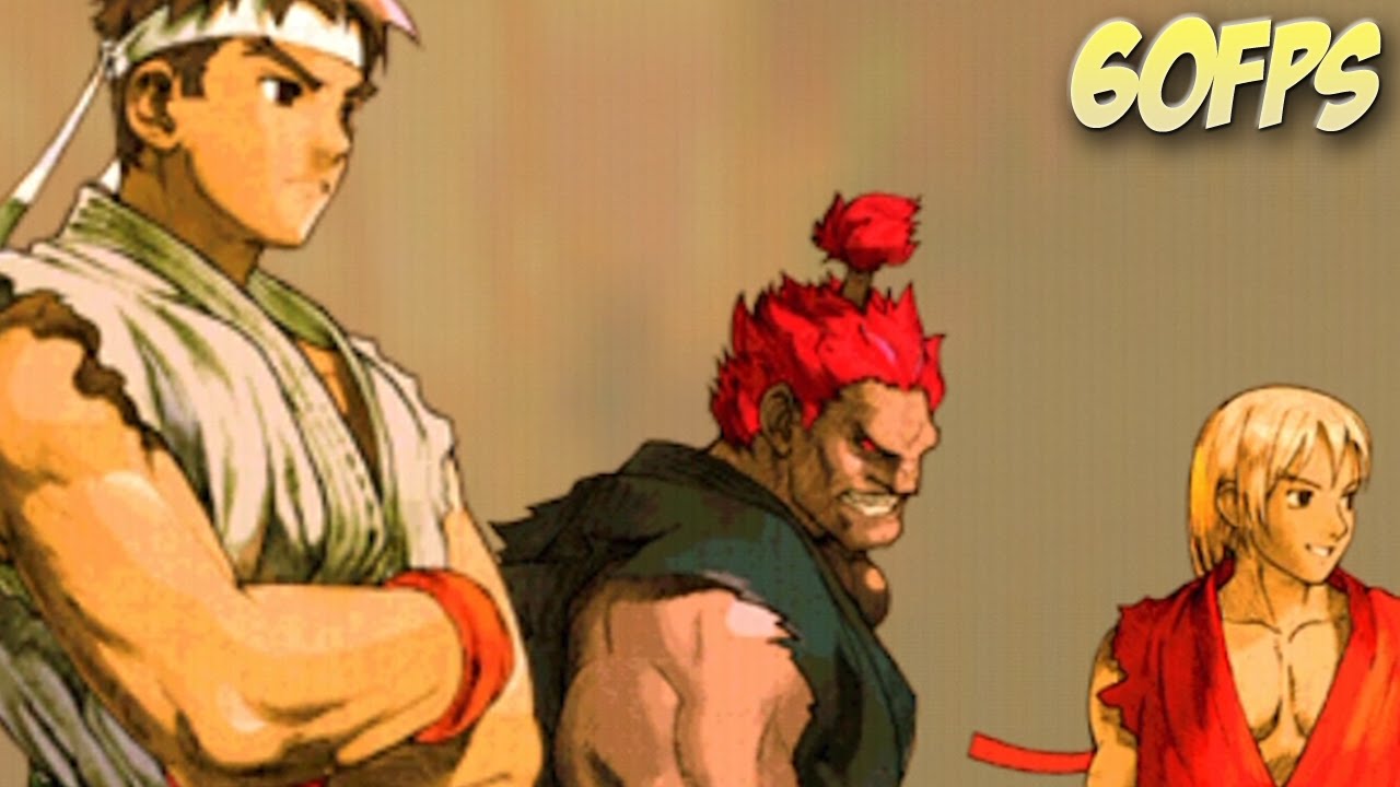 Marvel vs Capcom 2 - Ryu - Ken - Akuma Dreamcast Longplay 60FPS