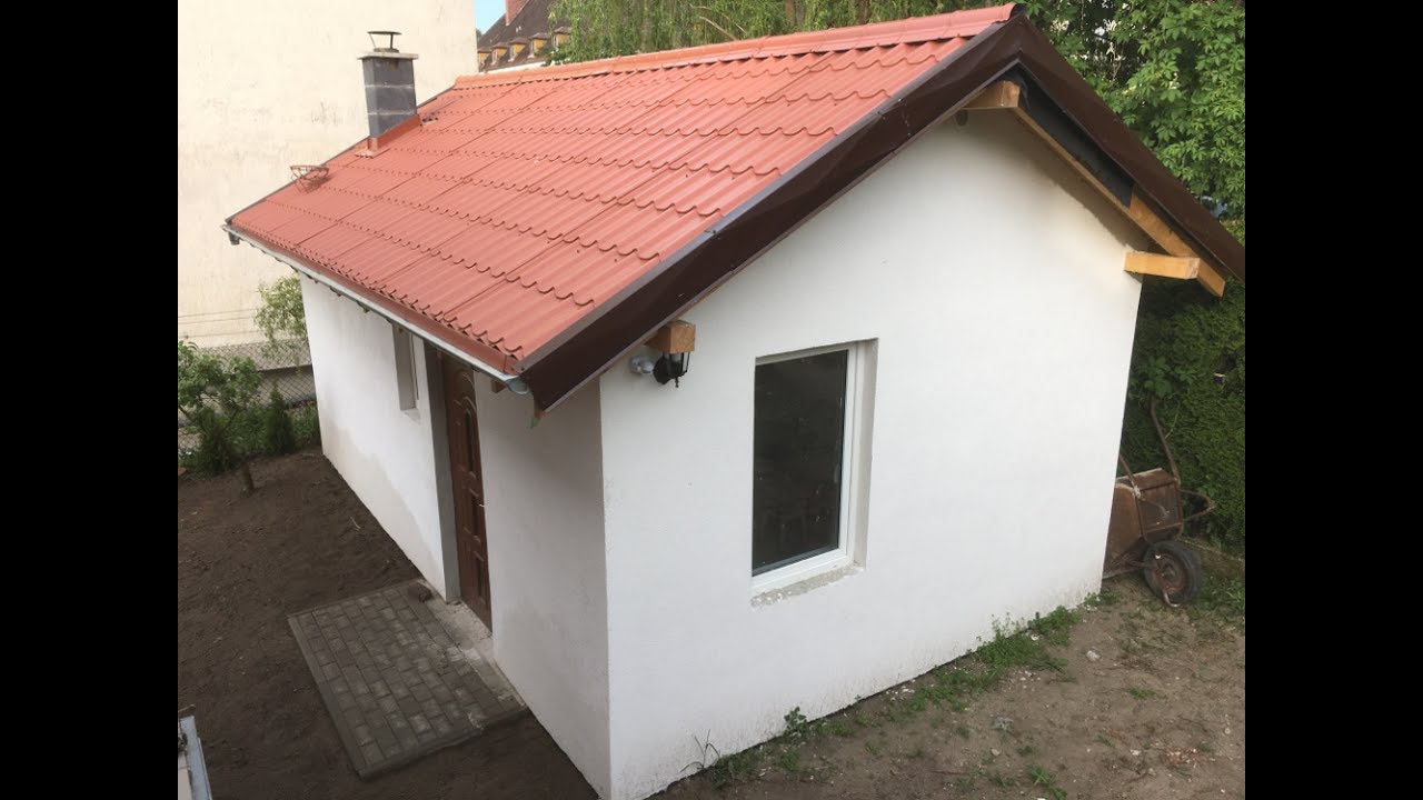 Budowa drewnianego budynku gospodarczego na płycie fundamentowej - 25 m2.